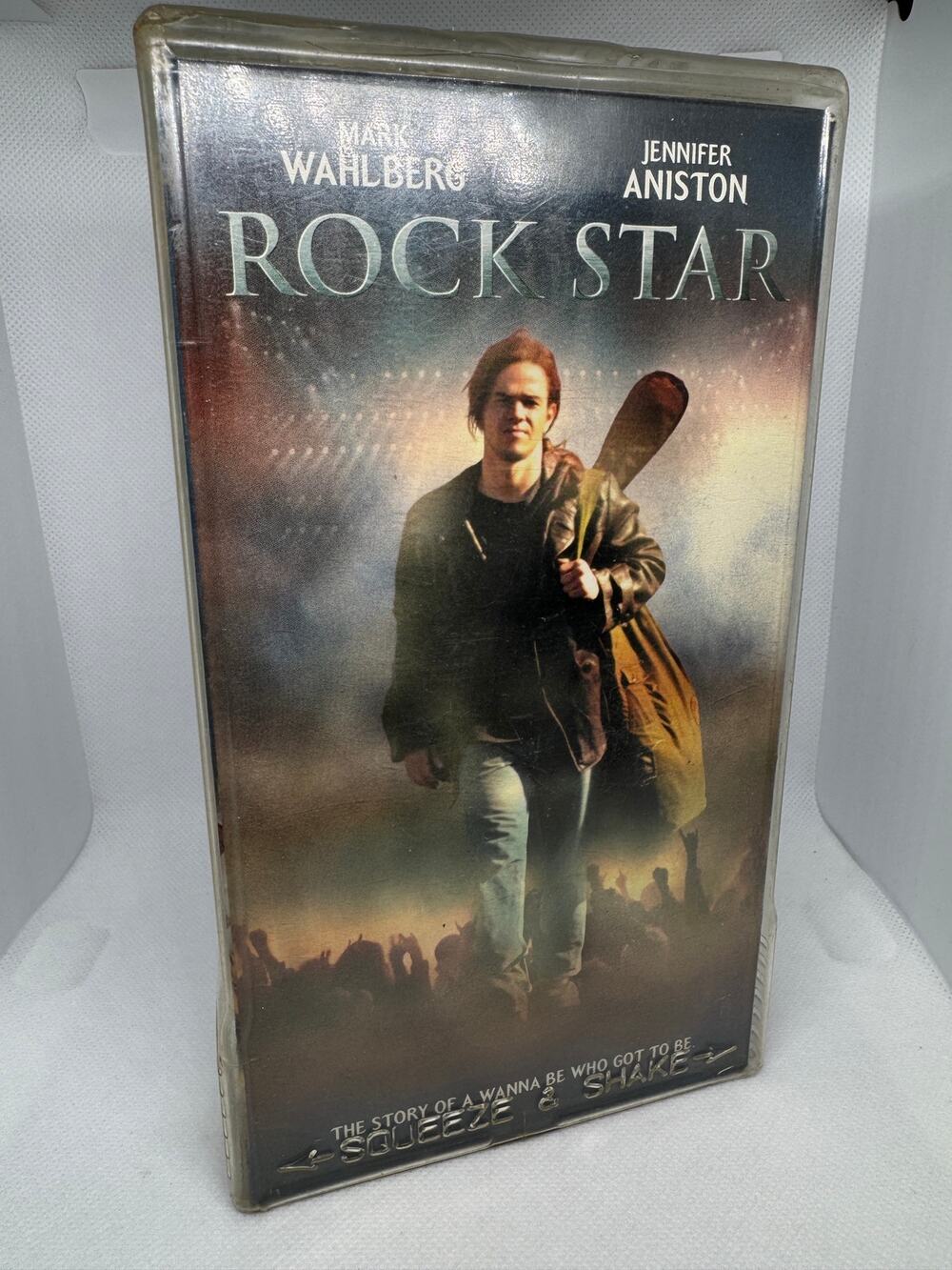 Vintage Rock Star VHS Former Hollywood Video Rental Clamshell Mark Wahlberg